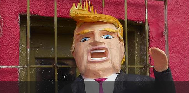 Mexican artisan launches Donald Trump pinata