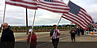 U.S. Flag Wavers Stake Out High School School On Cinco De Mayo