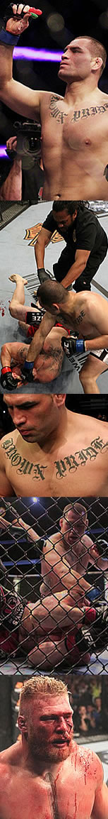 Cain Velasquez vs Brock Lesnar at UFC 121