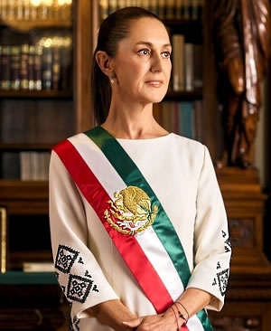 Mexican president Claudia Sheinbaum