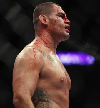 Cain Velasquez training at American Kickboxing Academy in San Jose, CA