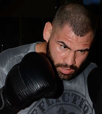 Cain Velasquez training at American Kickboxing Academy in San Jose, CA