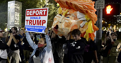 Donald Trump Win Leads to Street Protests Across U.S.
