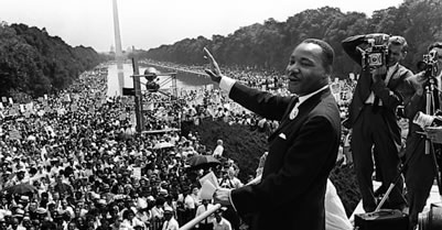 Martin Luther King at March on Washington August 28, 1963