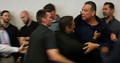 U.S. Senator Alex Padilla of California is manhandled by Homeland Security in Los Angeles
