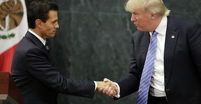 Peña Nieto Shakes The Hand Of The Man He's Called 'Hitler'