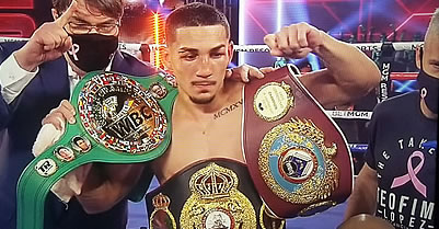 Honduran American Teofimo Lopez Becomes Youngest Ever 4 Belt Boxing Champion