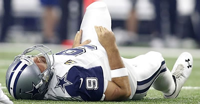 Tony Romo Out For Rest Of The Season With Clavicle Fracture