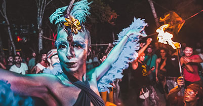 Mexican village of Tulum rave scene