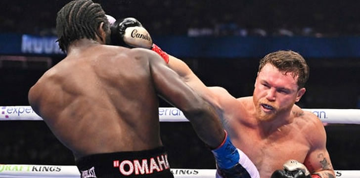 Canelo Alvarez had a short reach disadvantage against Terence Crawford